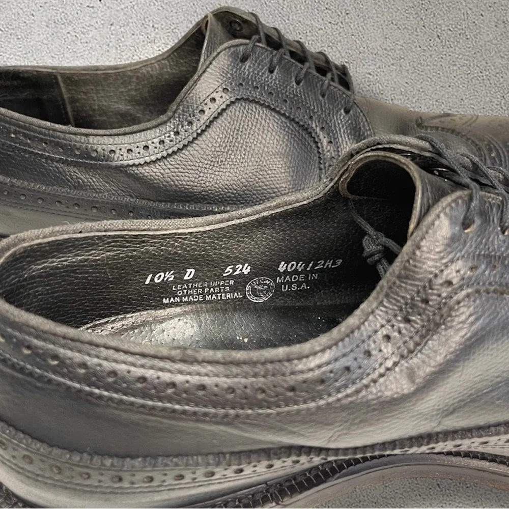 EXECUTIVE IMPERIALS Leather Oxford Wingtips Dress Lace Up Vibram Shoes